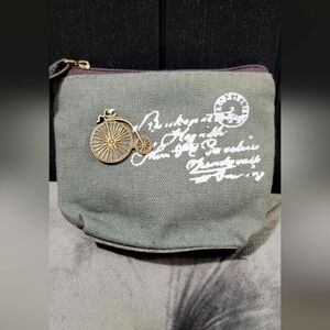 Vintage Retro Canvas Zipper Coin Purse